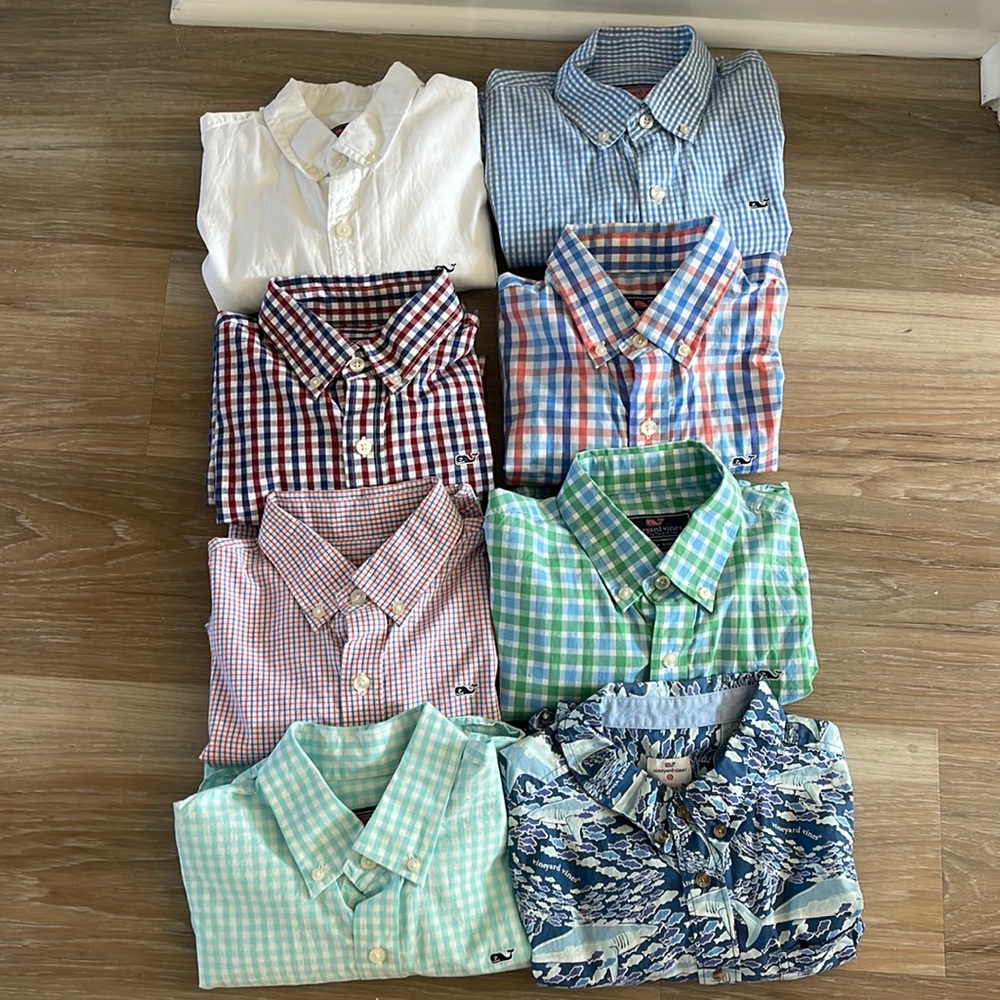 Lot of Vineyard Vines Dress shirts
